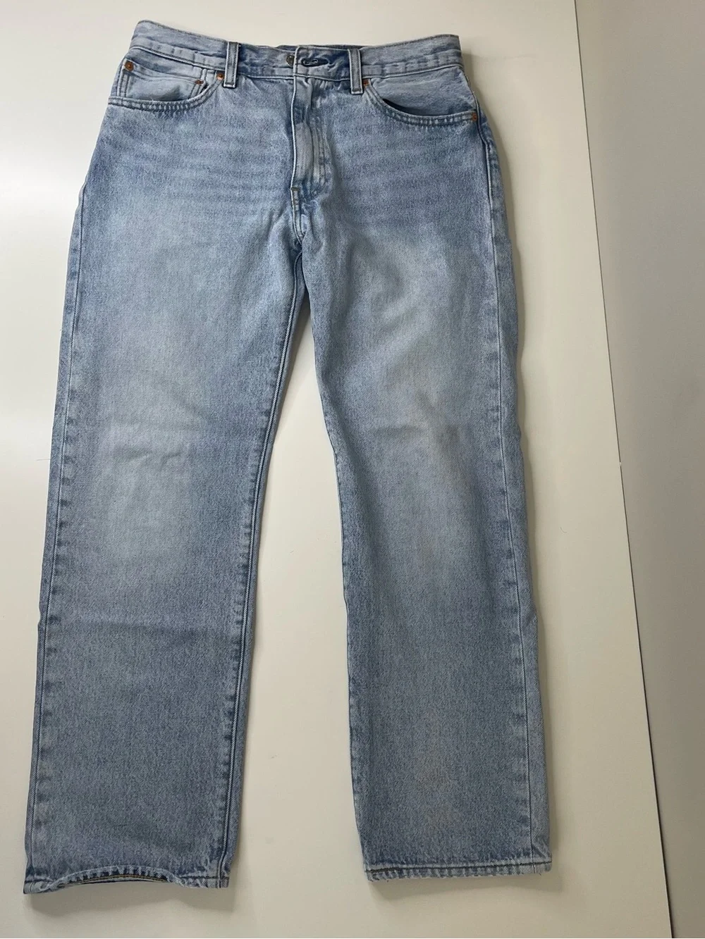 Levi's Premium Mens 555 Relaxed Straight Leg Denim Jeans (Light Wash) Size 31x30